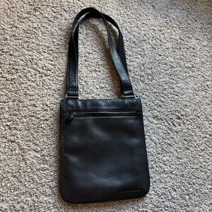 Fossil vintage Black Leather shoulder bag